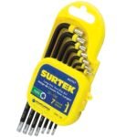 Juego de llaves hexagonales tipo "L", Torx, largas, 7 piezas Surtek ALLFTL7