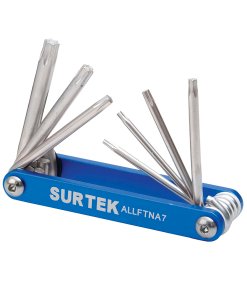 Juego de llaves torx tipo navaja, 7 piezas Surtek ALLFTNA7