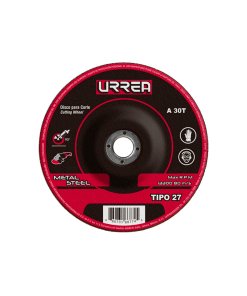 Disco abrasivo tipo 27 para metal 4-1/2" x 1/4" Urrea AMGD04