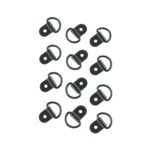 12 anclajes para amarre de carga, anillo en 'D' espesor 1/8'