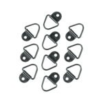 10 anclajes para amarre de carga, anillo en 'V' espesor 1/4'