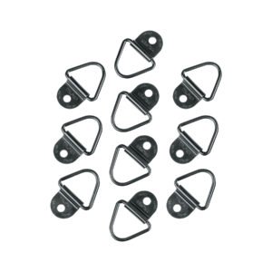 10 anclajes para amarre de carga, anillo en 'V' espesor 1/4'