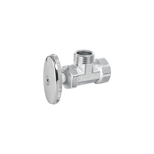 Llave Angular de 1/2', de Compresión, BASIC, confiabilidad y durabilidad para proyectos sencillos de plomería, clave 45403