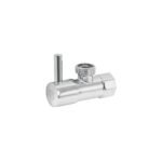 Llave angular 1/2',1/4 de vuelta, roscable, maneral palanca