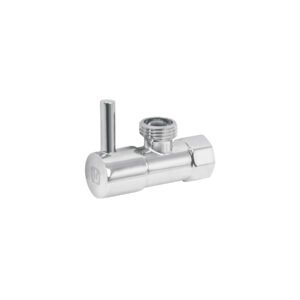 Llave angular 1/2',1/4 de vuelta, roscable, maneral palanca