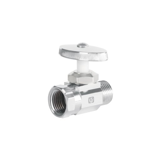 Llave Angular de 1/2' Recta de Compresión, ideal para aplicaciones de compresión, de alta calidad para asegurar conexiones herméticas, clave 48029 - FOSET