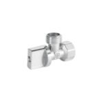 Llave angular 1/2', 1/4 de vuelta, roscable, BASIC