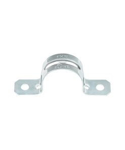 Bolsa c/10 abrazaderas Volteck tipo omega 1" - Tecnología de fijación reforzada para tubo pared gruesa que proporciona agarre inquebrantable en condiciones de carga máxima (Clave 44474)