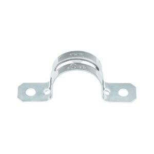 Bolsa c/10 abrazaderas tipo omega 1' p/tubo pared gruesa