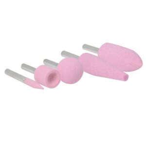 Juego de puntas montadas óxido de aluminio rosas tipo A, 5 piezas Urrea APM5A