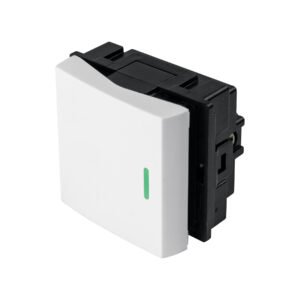 Interruptor de 3 vías de 1.5 módulos, línea Toledo, BASIC