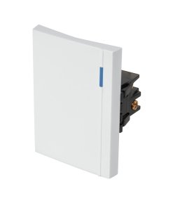 Interruptor Volteck Española 3 Vías 3 Módulos Blanco - Capacidad Ampliada para Sistemas Complejos de Iluminación (Clave 47050)