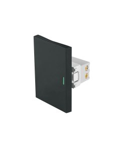 Interruptor Volteck Lisboa 3 Vías Negro 3 Módulos - Solución Completa para Proyectos de Diseño que Requieren Uniformidad (Clave 47878)