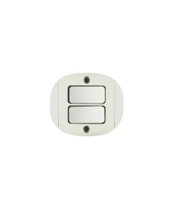 Interruptor Volteck de Sobrepner Dúplex - Solución Compacta para Múltiples Circuitos que Optimiza Espacio (Clave 47355)