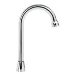 Cuello tipo bar para mezcladora de lavabo, cromo, AQUA