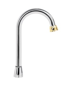 Cuello Tipo Bar para Mezcladora de Lavabo, Cromo-Oro, Aqua, Diseño Elegante y Funcional para Lavabos, FOSET Foset clave 46723