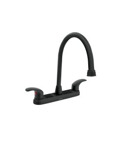 Mezcladora Fregadero 8', Satín, Cuello Largo, Palanca, diseño sofisticado y duradero para fregaderos, clave 45624 - FOSET AQUA