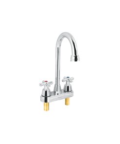 Mezcladora Lavabo 4', Cromo, Tipo Bar, Cruceta, para instalaciones de lavabo, clave 49690 - FOSET AQUA