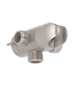 Desviador de 3 Vías para Brazo con Soporte, Satín, Resistente y Duradero, Ideal para Instalaciones de Brazo de Ducha, Clave 49961, Foset Riviera