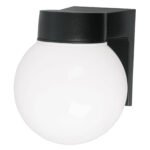 Arbotante Volteck de LED 8 W tipo globo luz cálida - Tecnología de distribución homogénea para ambientes acogedores que crea atmósferas confortables con mínimo consumo energético (Clave 46344)