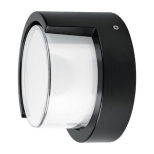 Arbotante LED exterior 10 W 3000K, 17 cm, redondo, VOLTECK