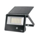 Luminario Solar VOLTECK LED 14 W con sensor de movimiento - Tecnología de iluminación autónoma para espacios exteriores que proporciona seguridad inteligente sin consumo de energía eléctrica (Clave 49484)