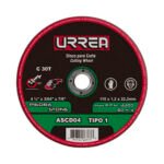 Disco abrasivo tipo 1 para piedra 4-1/2" x 3/64" Urrea ASCD04