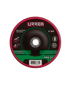 Disco abrasivo tipo 27 para piedra 7" x 1/8" Urrea ASCS07