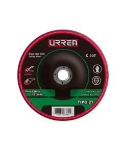 Disco abrasivo tipo 27 para piedra 9" x 1/8" Urrea ASCS09
