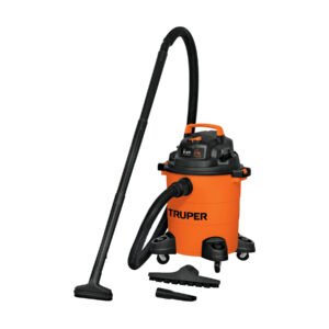 Aspiradora de sólidos y líquidos, 6 gal, plástica, herramienta eficiente para limpieza en áreas comerciales, Truper clave 12092