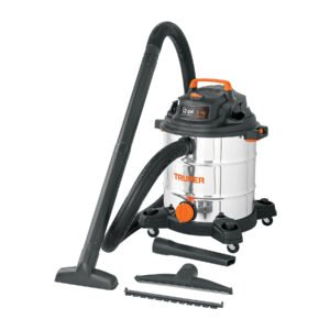 Aspiradora de sólidos y líquidos, 12 gal, acero inox, TRUPER
