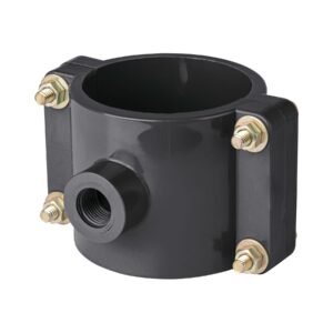 Abrazadera para toma domiciliaria PP 3' x 1/2', FOSET