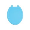 Asiento Redondo Ligero con Tapa para WC, Azul, Alta Comodidad y Resistencia, clave 40243 - FOSET BASIC