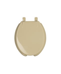 Asiento Redondo con Tapa para WC Abierto, Beige, Alta Calidad y Estilo, clave 47033 - FOSET