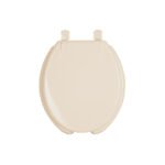Asiento redondo para WC, abierto, hueso, AQUA