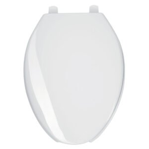 Asiento alargado para WC, abierto, blanco, AQUA