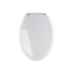 Asiento p/WC one piece, cierre lento, cerrado, blanco, AQUA