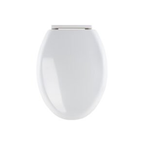 Asiento p/WC one piece, cierre lento, cerrado, blanco, AQUA