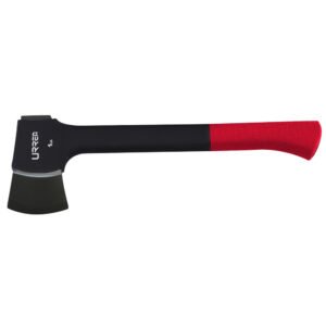 Hacha taladora de cabeza forjada en acero con mango de fibra de vidrio anti-impacto 14" Urrea AX14