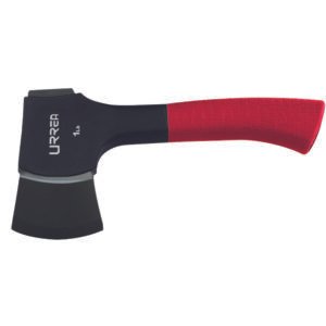 Hacha taladora de cabeza forjada en acero con mango de fibra de vidrio anti-impacto 9" Urrea AX9