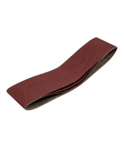Bandas de Lija TRUPER AbrasivoPro 60G - JUEGO DE 3 BANDAS 4"x36" PARA PUL 4x6 - Desbaste Medio - Alta Durabilidad - Compatibilidad Total - Clave 16169