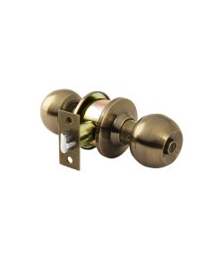 Cerradura Tipo Esfera, Cilíndrico, Recámara, Antiguo, Blíster, Alta Durabilidad para Protección Eficiente, Marca Hermex BASIC, Clave 23564