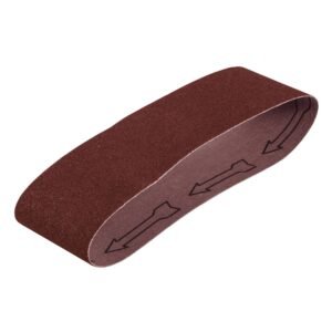 1 banda de lija 4 x 24' óxido de aluminio grano 100, 5 pzs