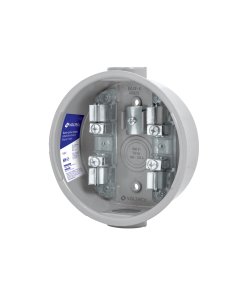 Base Volteck para Watthorímetro 4 Terminales - Tecnología de Conexión Segura para Medición Precisa de Consumo Eléctrico (Clave 46025)