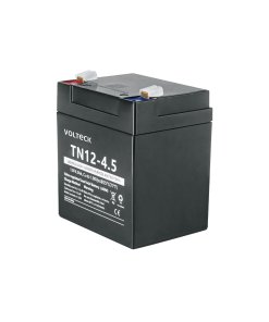 Batería Sellada Volteck de Ácido-Plomo 12Vcc 4.5Ah - Tecnología de Mantenimiento Cero para Sistemas de Energía de Respaldo (Clave 45338)