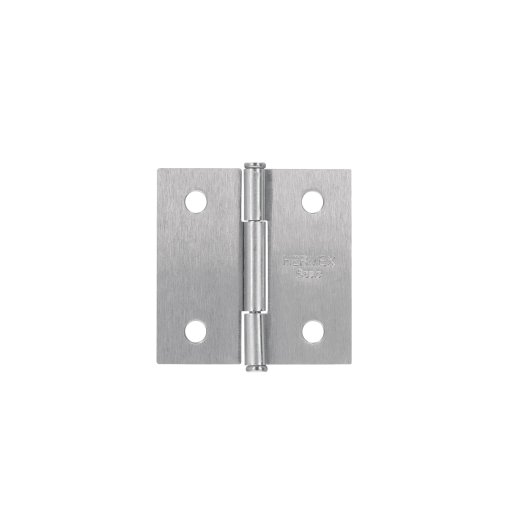 Bisagra cuadrada 2', acero satinado, cabeza plana, BASIC