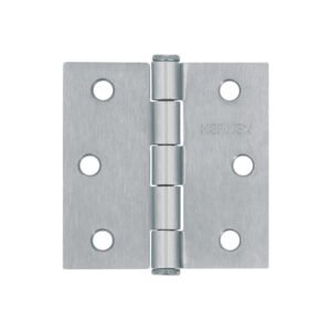 Bisagra cuadrada 2-1/2', acero satinado, cabeza plana HERMEX