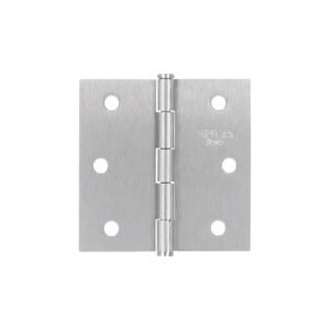 Bisagra cuadrada 2-1/2', acero satinado, cabeza plana, BASIC
