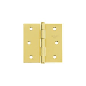 Bisagra cuadrada 3', acero latonado, cabeza plana, BASIC