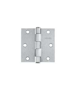 Bisagra Cuadrada de 3', Satinado, Cabeza Plana, Alta Resistencia y Funcionalidad, Clave 43261, HERMEX